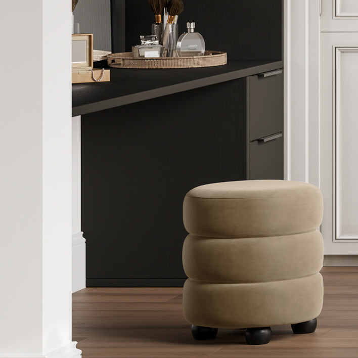 Emile Buff Occasional Footstool 50cm | Annie Mo's