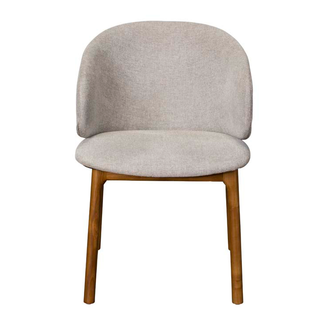 Eve Dining Chair - Light Beige Cotton