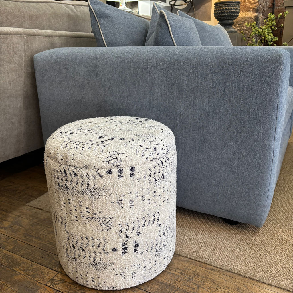 Patterned Occasional Storage Stool 45cm Style Two | Annie Mo's
