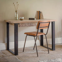 Fia Mango Wood Desk - Natural 120cm | Annie Mo's