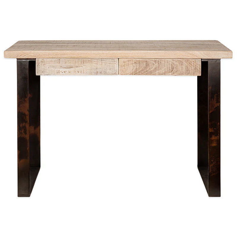 Fia Mango Wood Desk - Natural 120cm