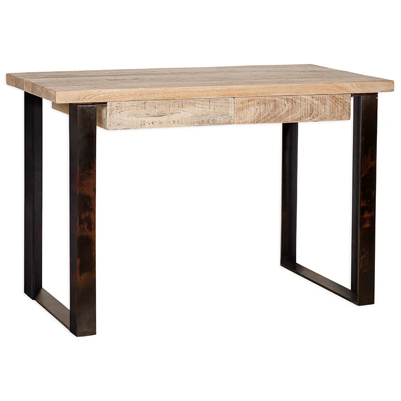 Fia Mango Wood Desk - Natural 120cm