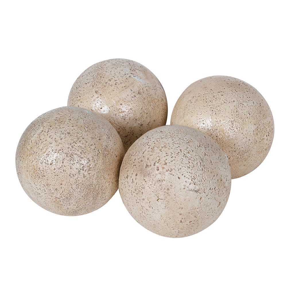 Faux Travertine Ball 95cm | Annie Mo's