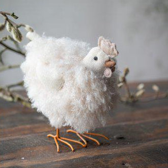 Fluffy Hen Mix of Two 18cm | Annie Mo's D