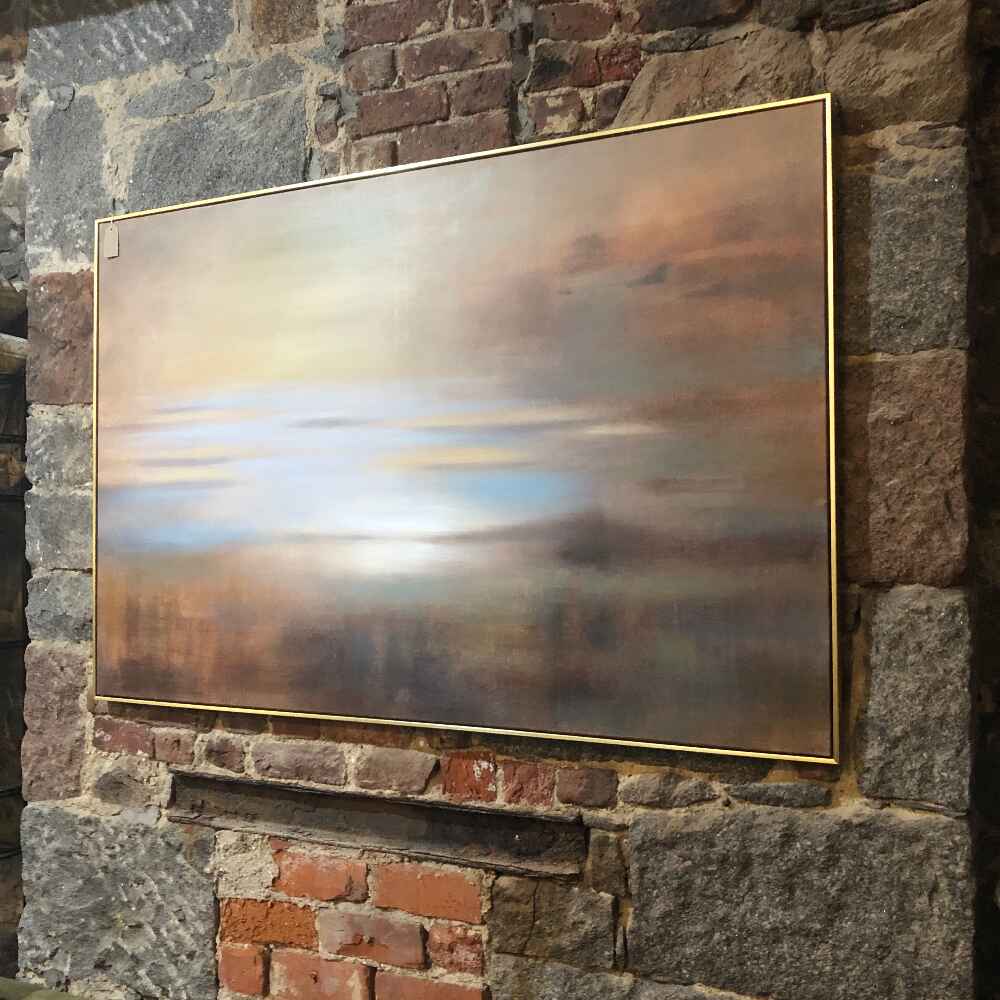 Framed Ethereal View on Canvas