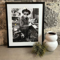 Framed Robert Redford Let's Ride Print 58cm | Annie Mo's