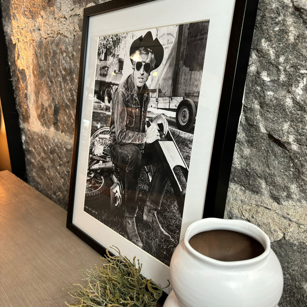 Framed Robert Redford Let's Ride Print 58cm B