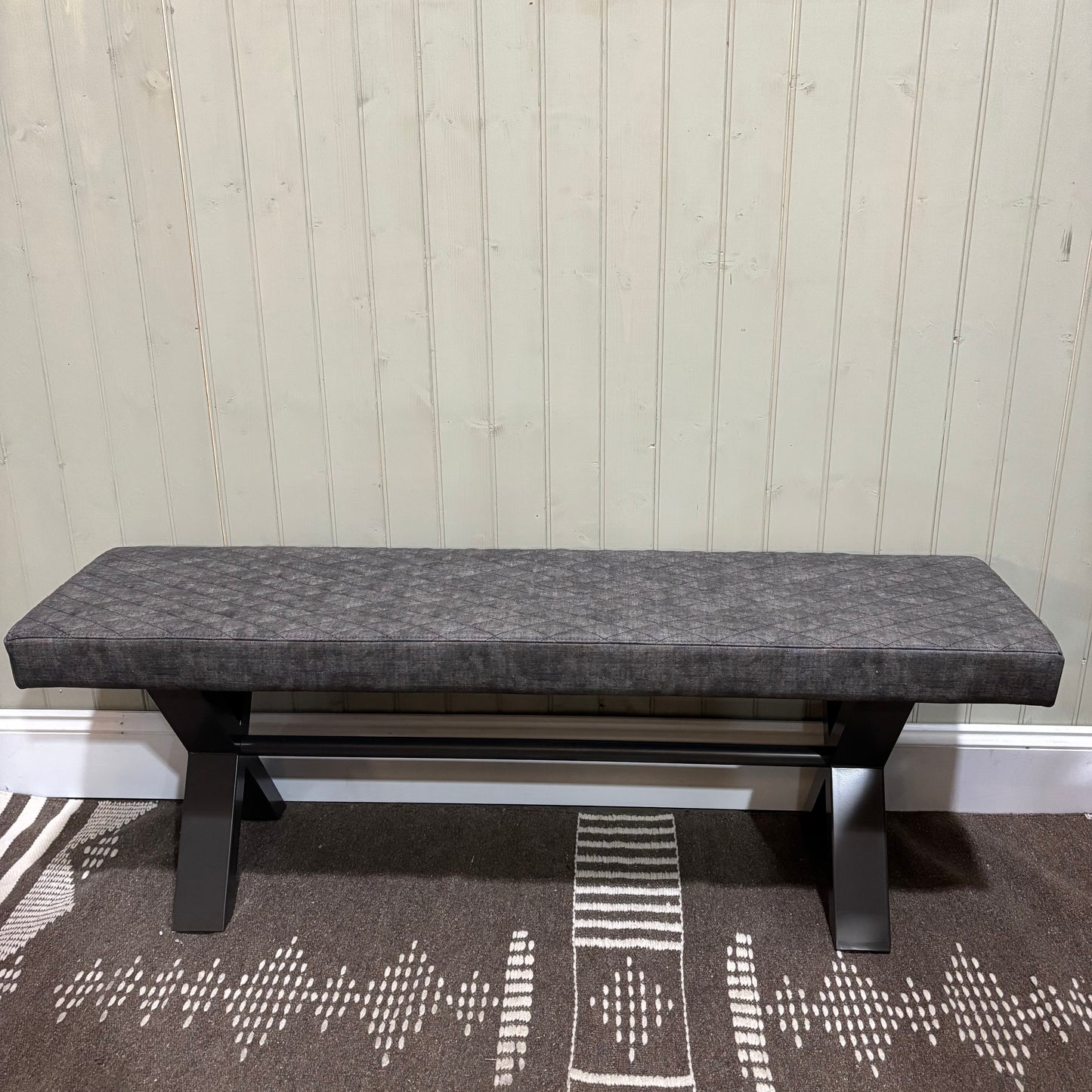 Fusion Small Upholstered Bench - CLEARANCE | Annie Mo's