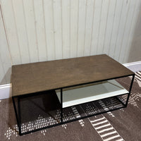 Fulham Metal and Enamel Coffee Table 106cm - CLEARANCE | Annie Mo's