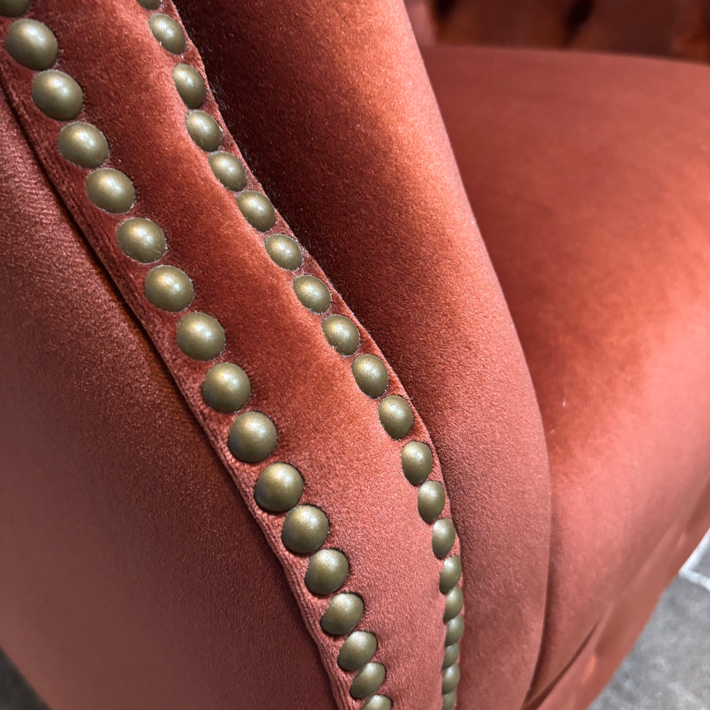 Jude Armchair in Biba Rust - CLEARANCE