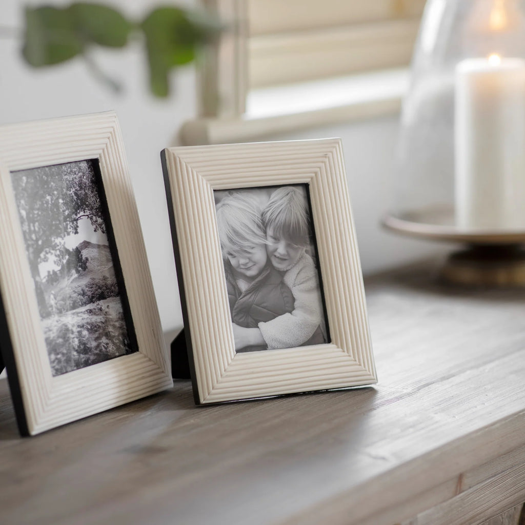 Langford Ribbed Photo Frame - Size Choice