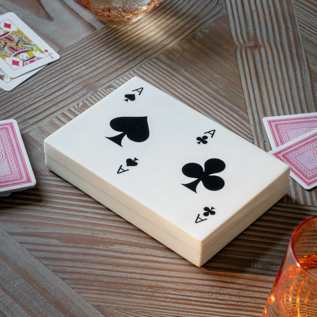 Langford Double Card Box with Playing Cards | Annie Mo's