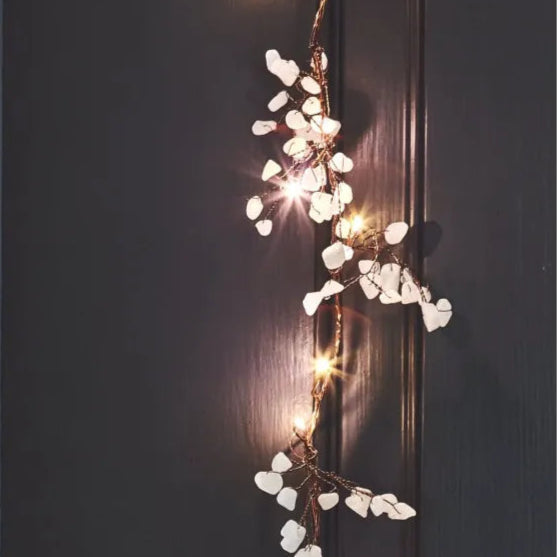 Gemstone (White) Garland with 60 Lights - 200cm Mains Operated | Annie Mo's