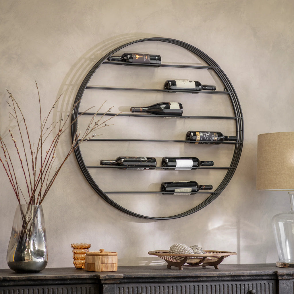Portland 12 Bottle Wall Wine Rack 100cm | Annie Mo's