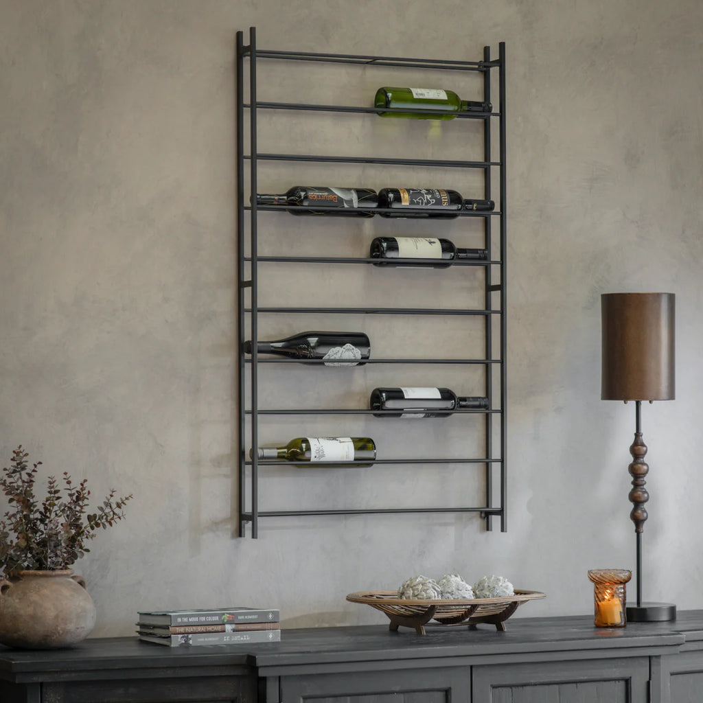 Portland 20 Bottle Wall Wine Rack 120cm | Annie Mo's