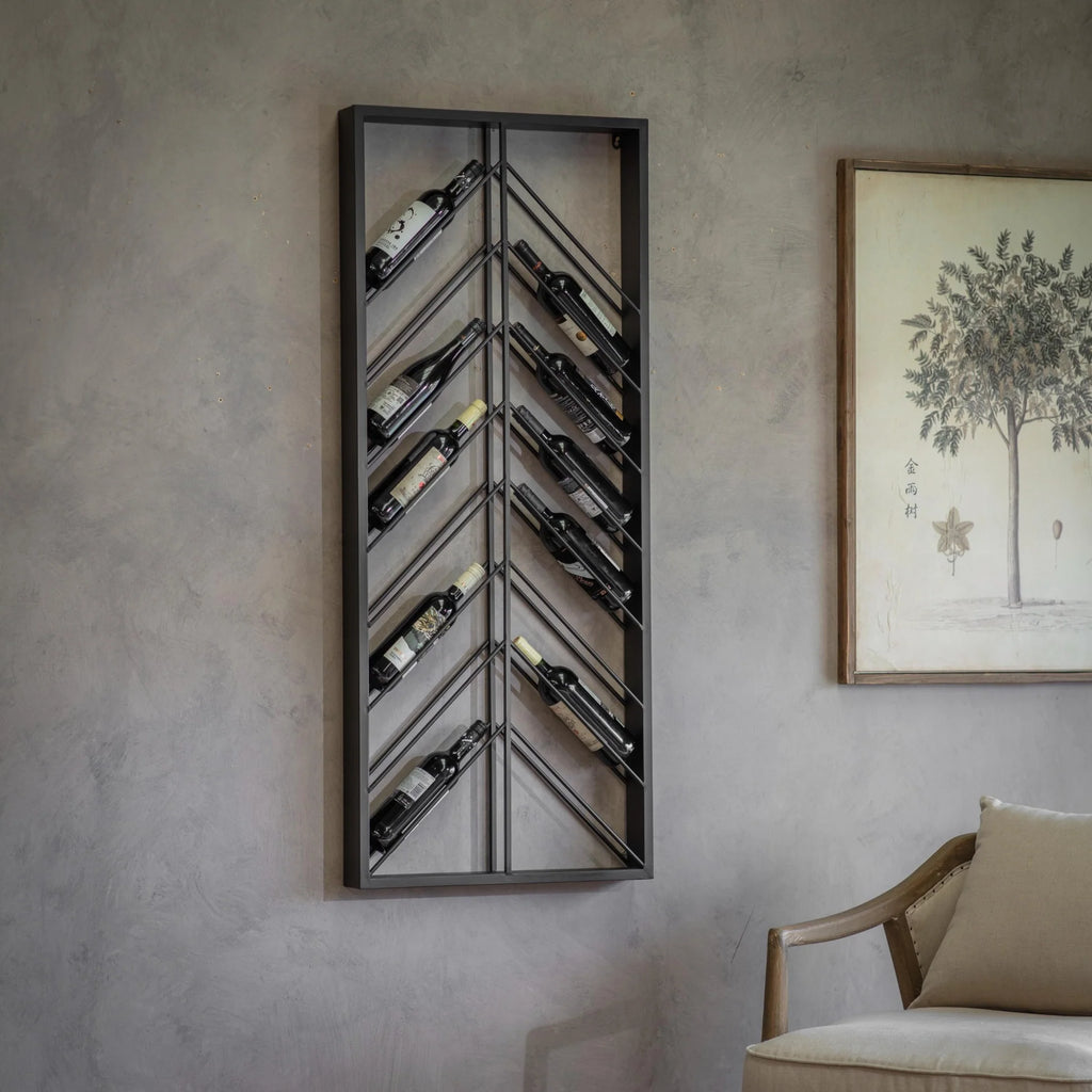 Portland 16 Bottle Wine Wall 140cm | Annie Mo's
