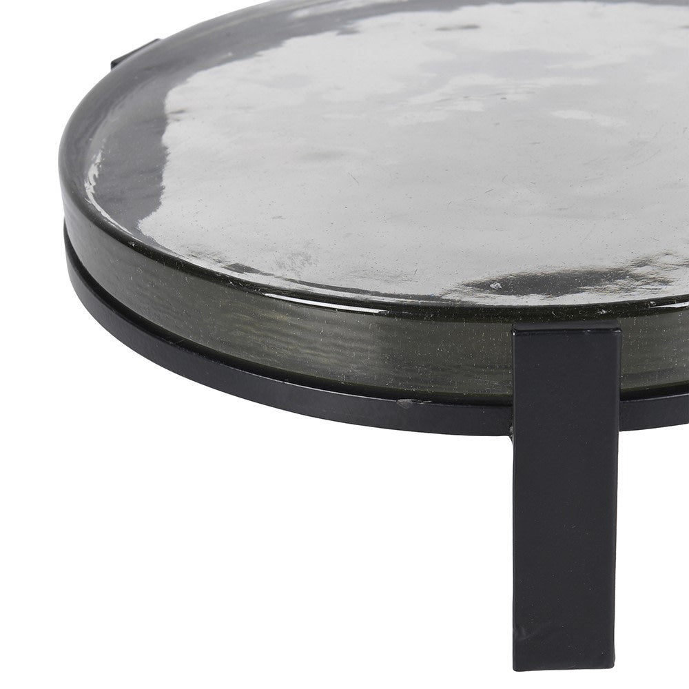Glass Candle Stand 26cm | Annie Mo's-B