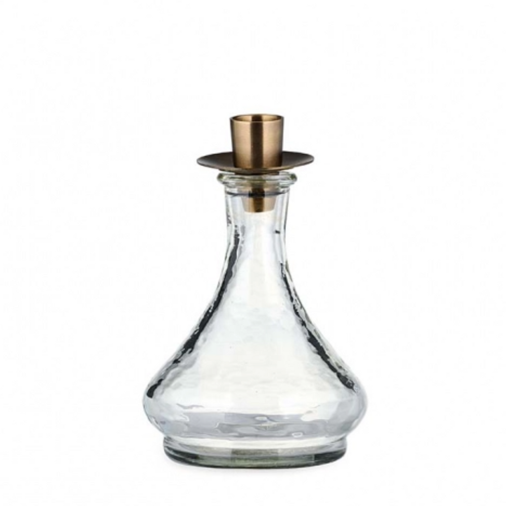 Glass Candlesticks - Clear