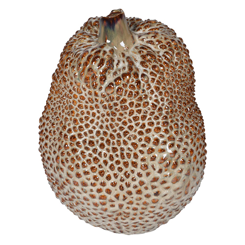 Glazed Textured Durian Vase 23cm C