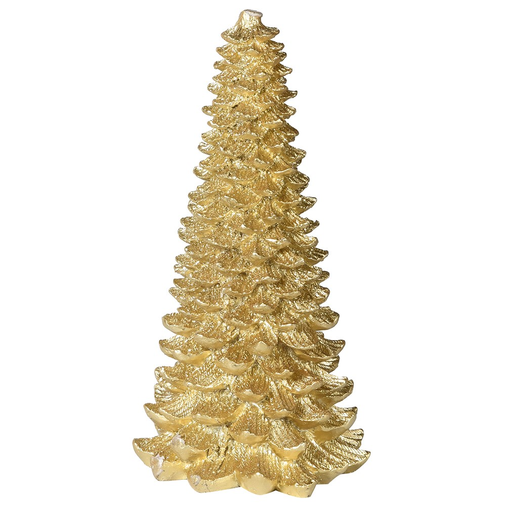 Gold Christmas Tree Candle 31cm | Annie Mo's