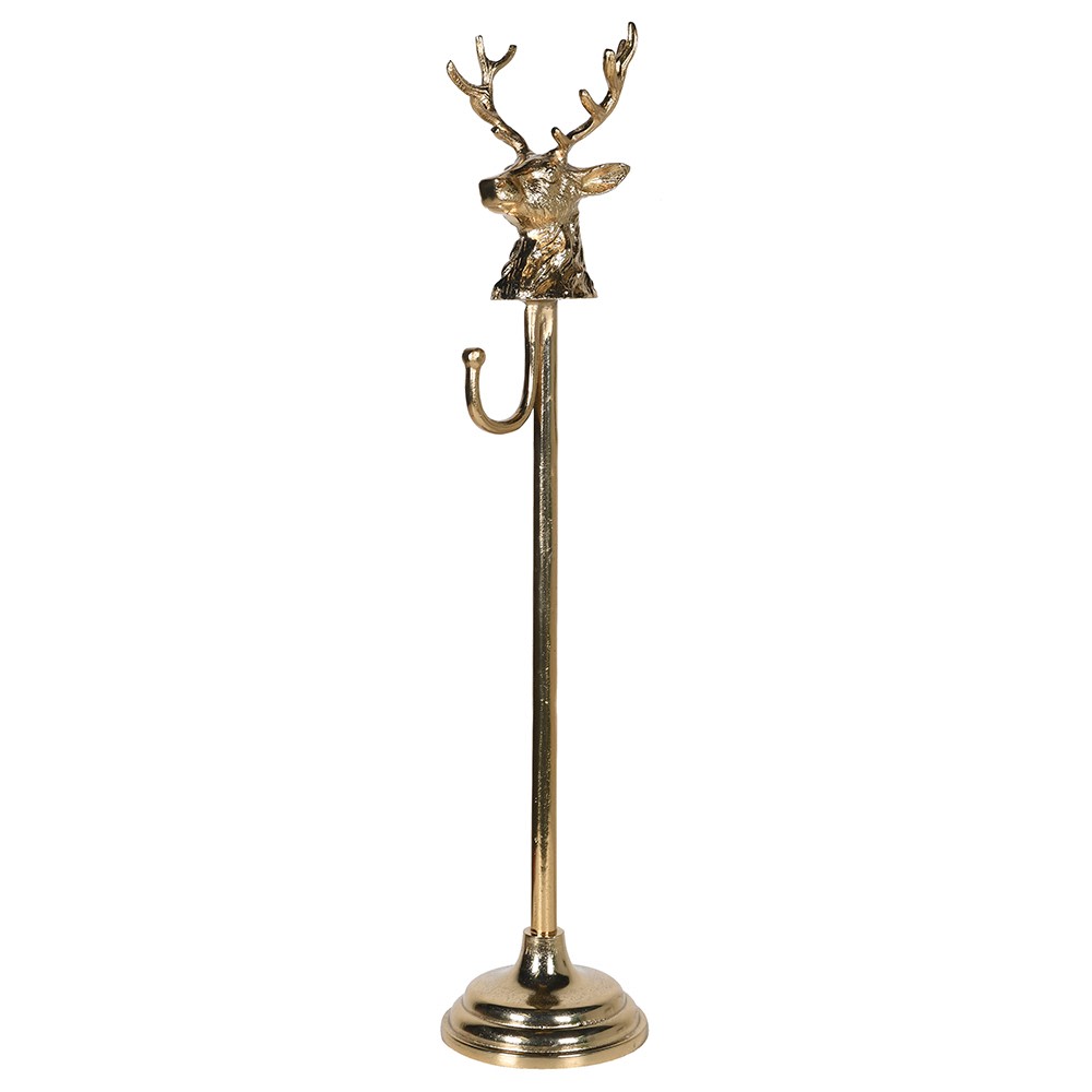 Golden Reindeer Wreath Holder 88cm | Annie Mo's