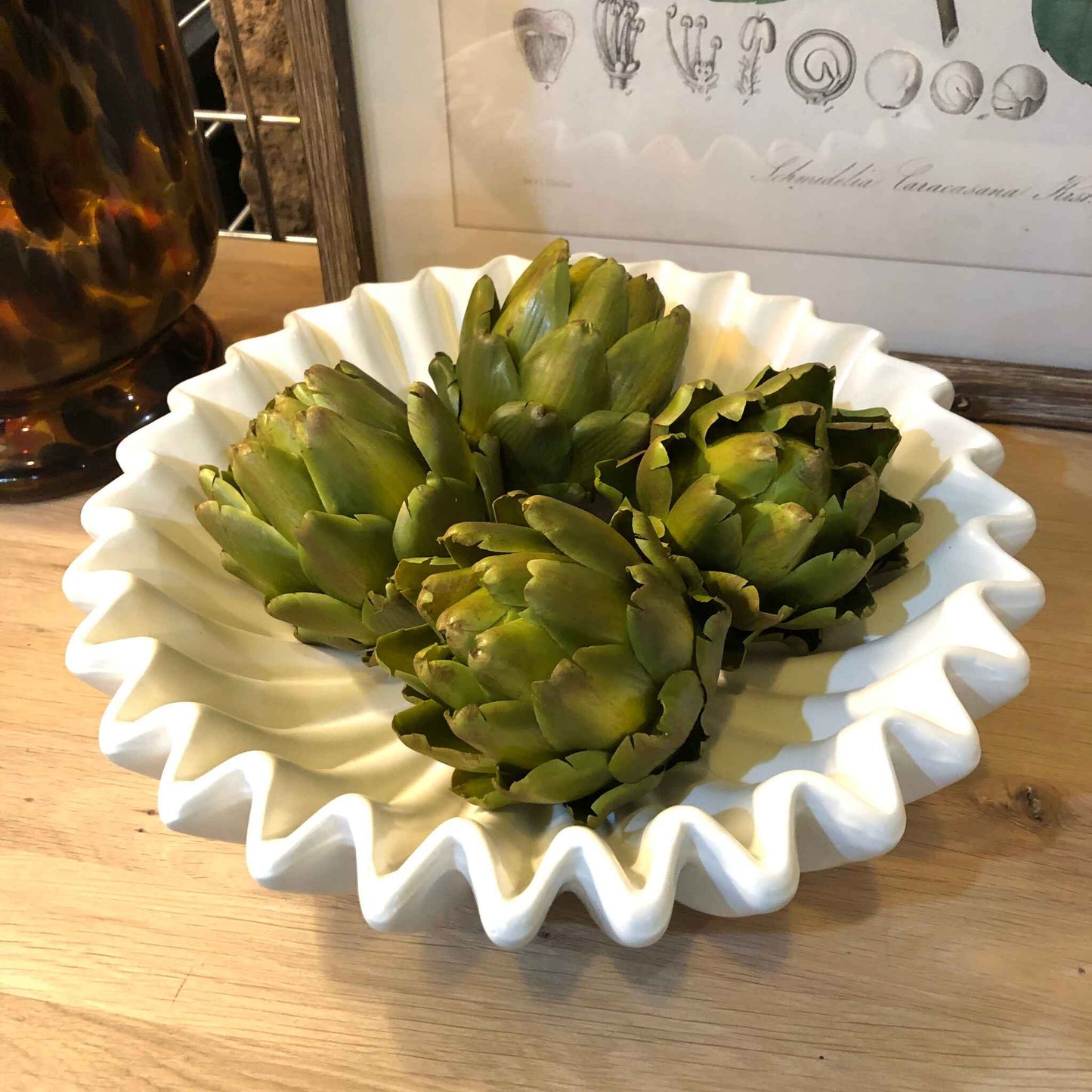 Green Artichoke Head