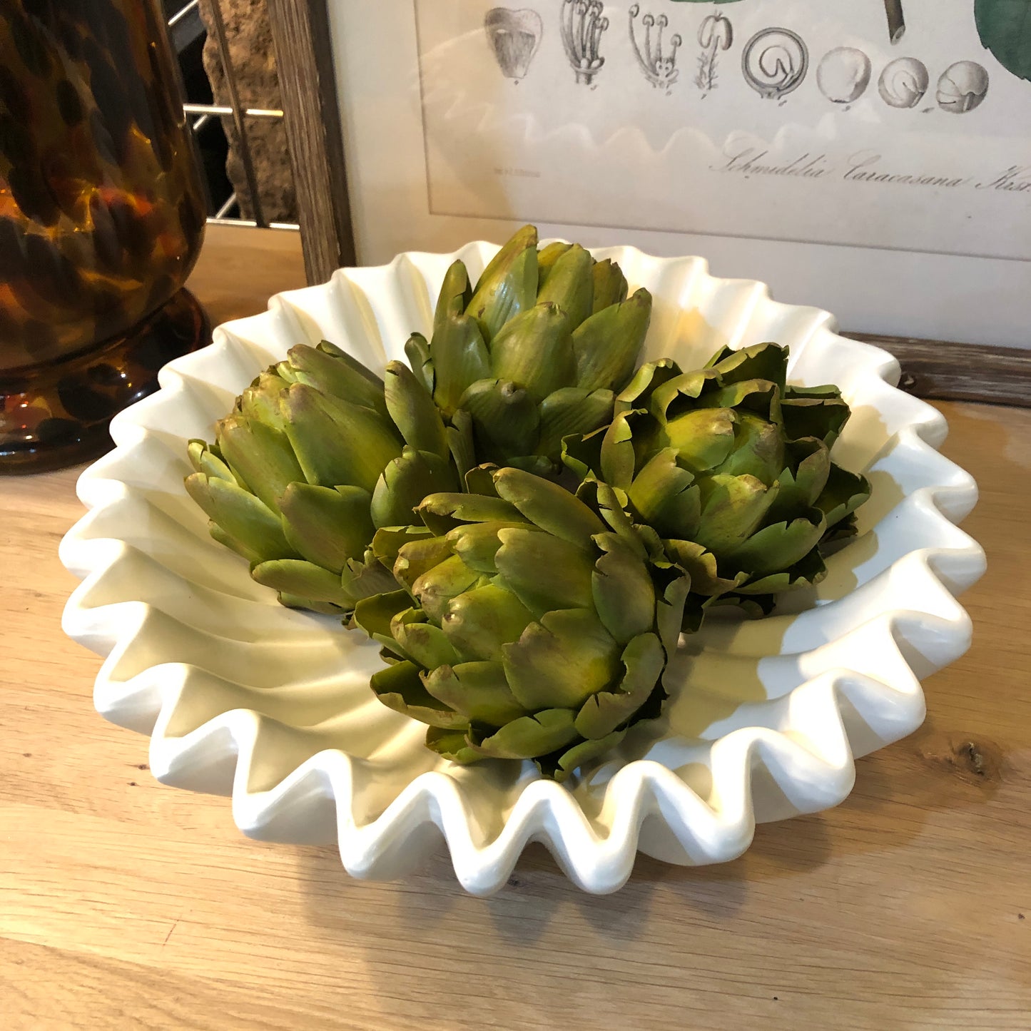 Green Artichoke Head 11cm
