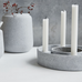 Grey Ring Candle Stand 26cm