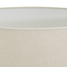 Grey Table Lamp With Linen Shade 40cm