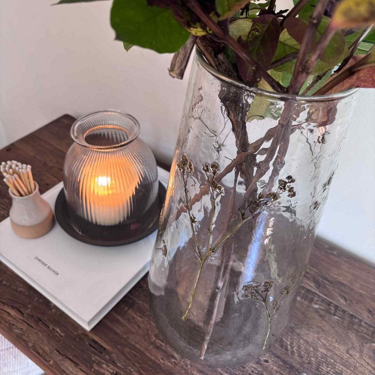 Gypsophila Glass Vase 2