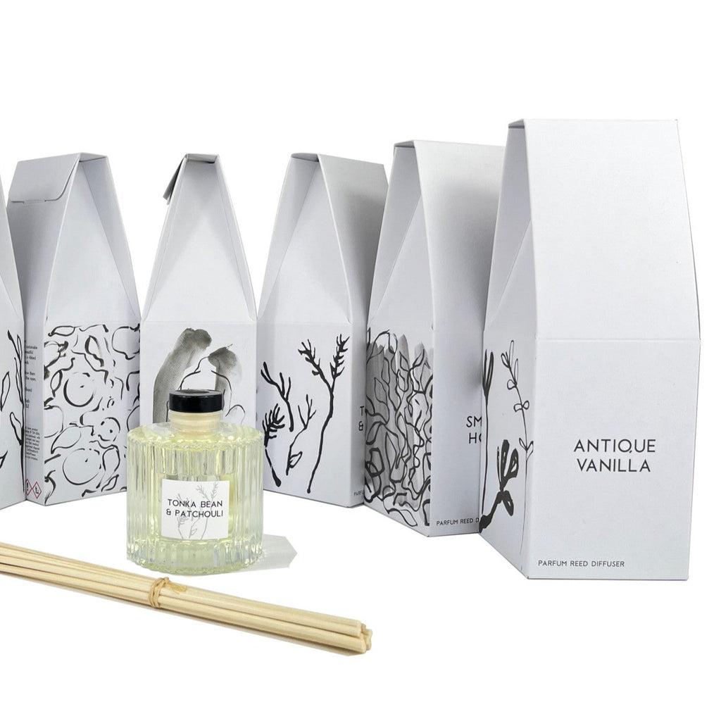 Bougie Ribbed Reed Diffuser 170ml | Annie Mo's