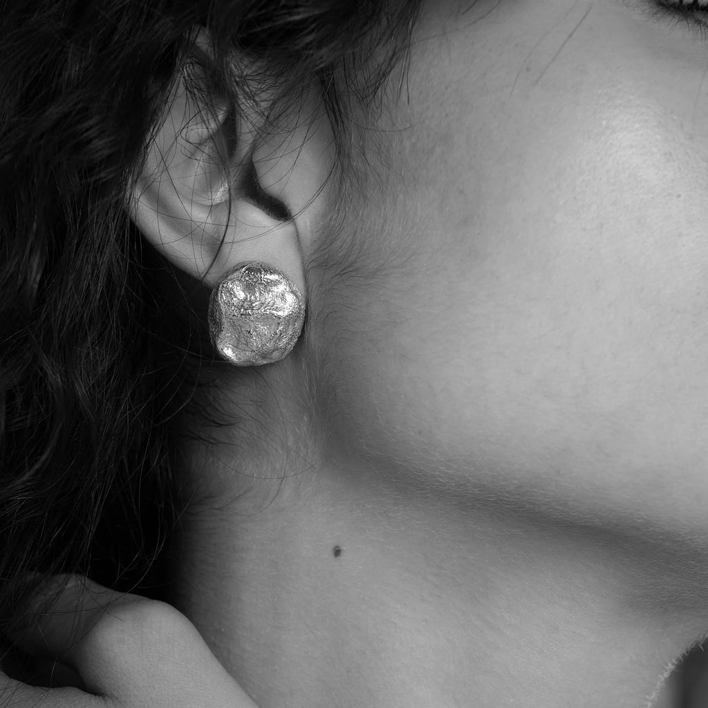 Halo Earrings Silver | Annie Mo's B