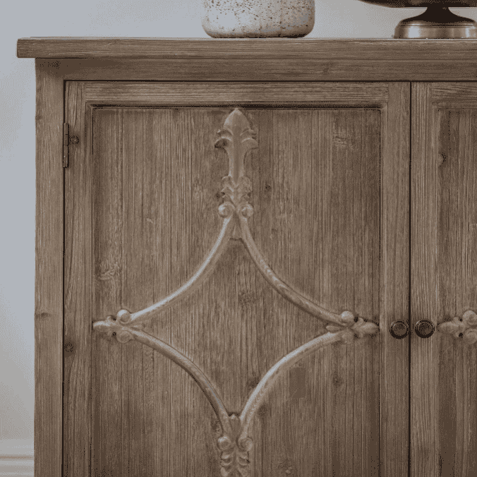 Hambledon Four Door Relief Sideboard 210cm-D