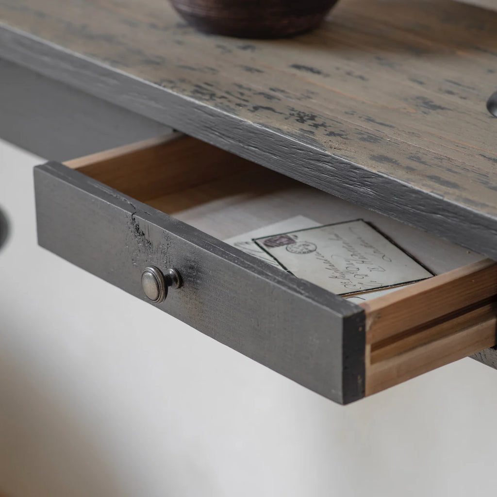 Hambledon Wall Mounted Distressed Console Table 120cm