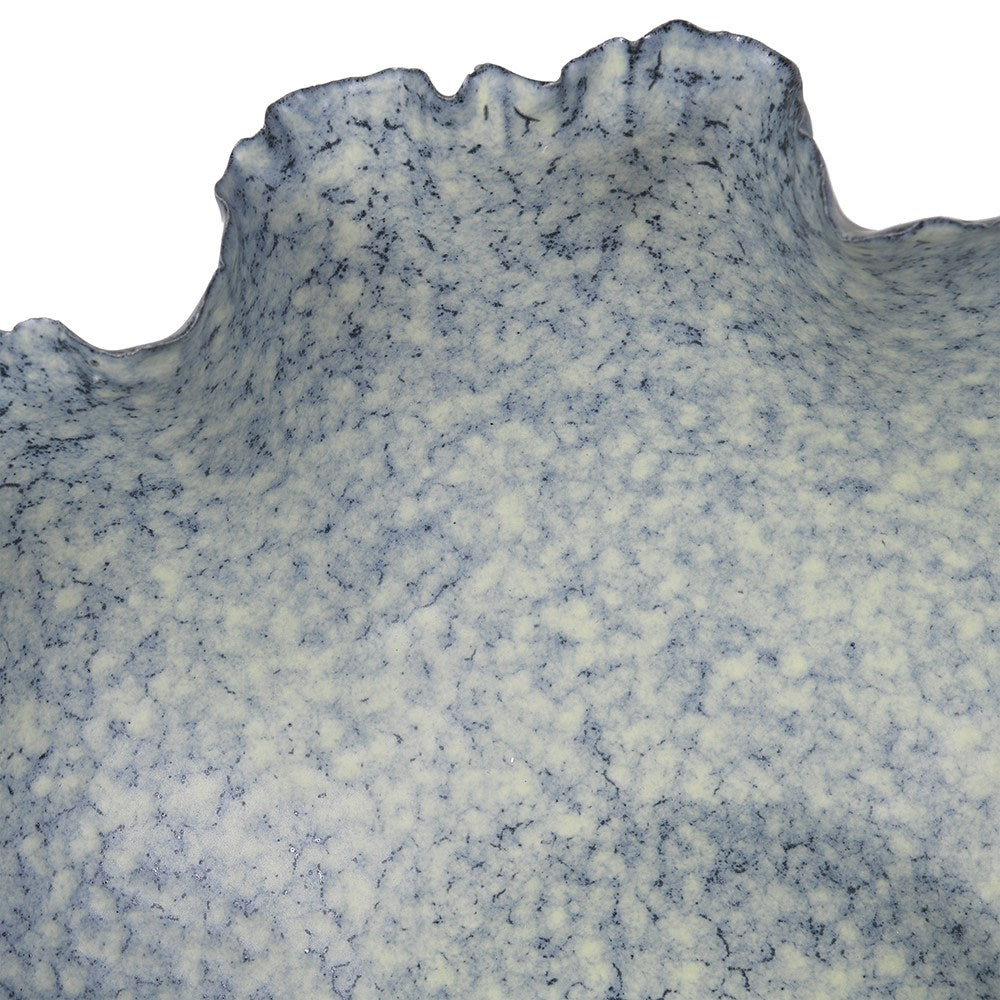 Handmade Sky Blue Textured Decorative Bowl 39cm B