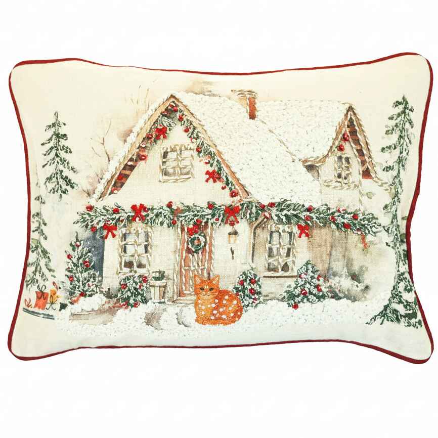 Hansel and Gretel Cushion Feather Filled 30x50cm | Annie Mo's