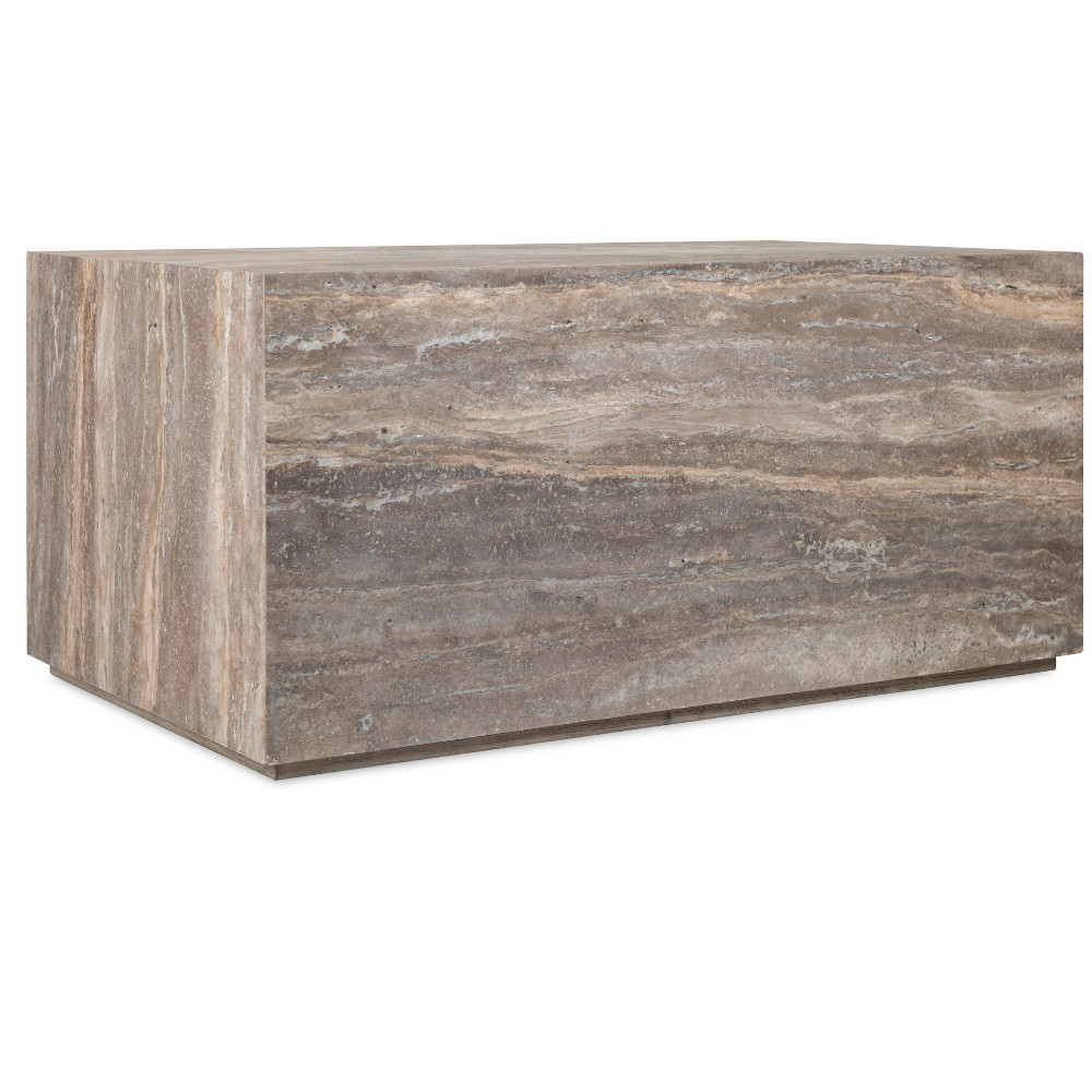 Harmony Haven Travertine Coffee Table
