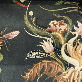 Heavenly Charcoal Fabric