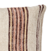 Hilda Natural Brown Pink and Yellow Stripe Cushion Cover 50cm x 50cm