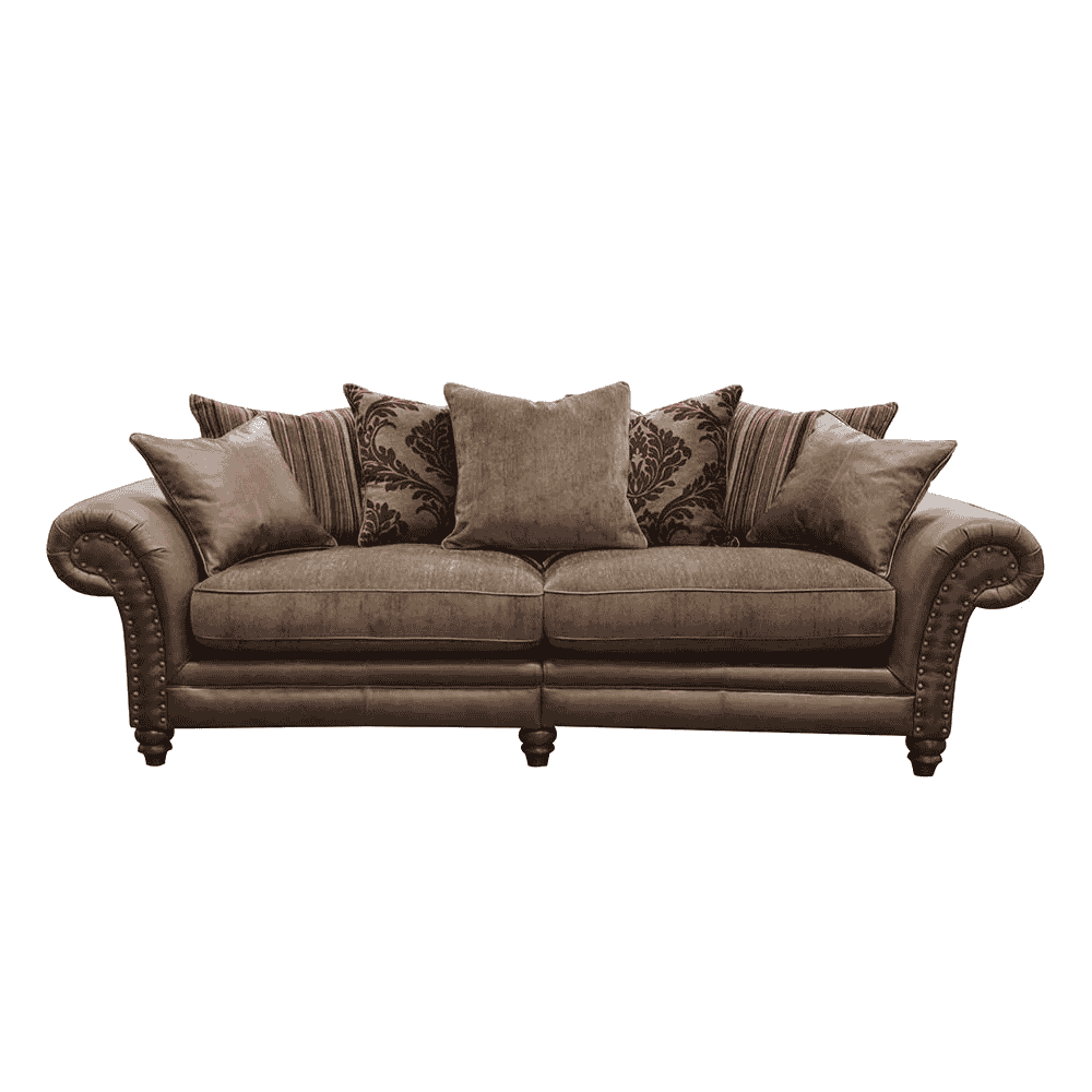 Hudson 4 Seat Sofa | Scatter Back Cushions | Option 1 | Annie Mo's