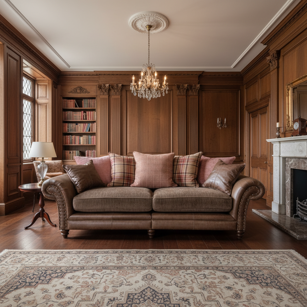 Hudson 4 Seat Sofa | Scatter Back Cushions | Option 2