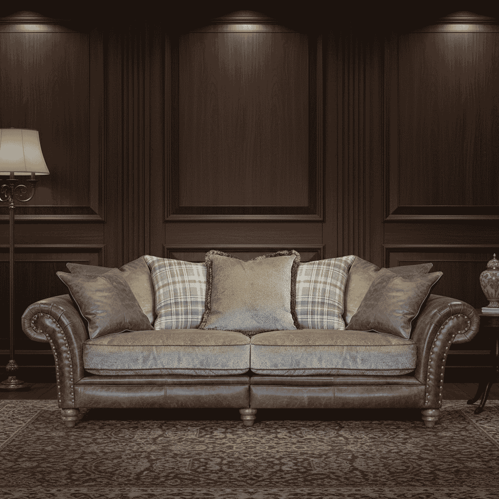 Hudson 4 Seat Sofa | Scatter Back Cushions | Option 5