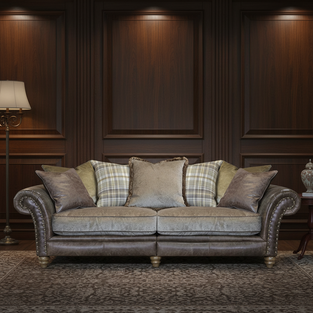 Hudson 4 Seat Sofa | Scatter Back Cushions | Option 5