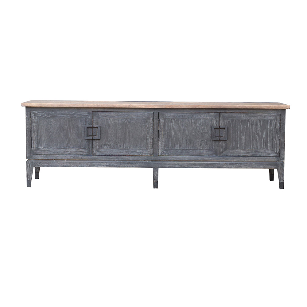 Hudson Bay Oak TV Cabinet With Four Doors 190cm