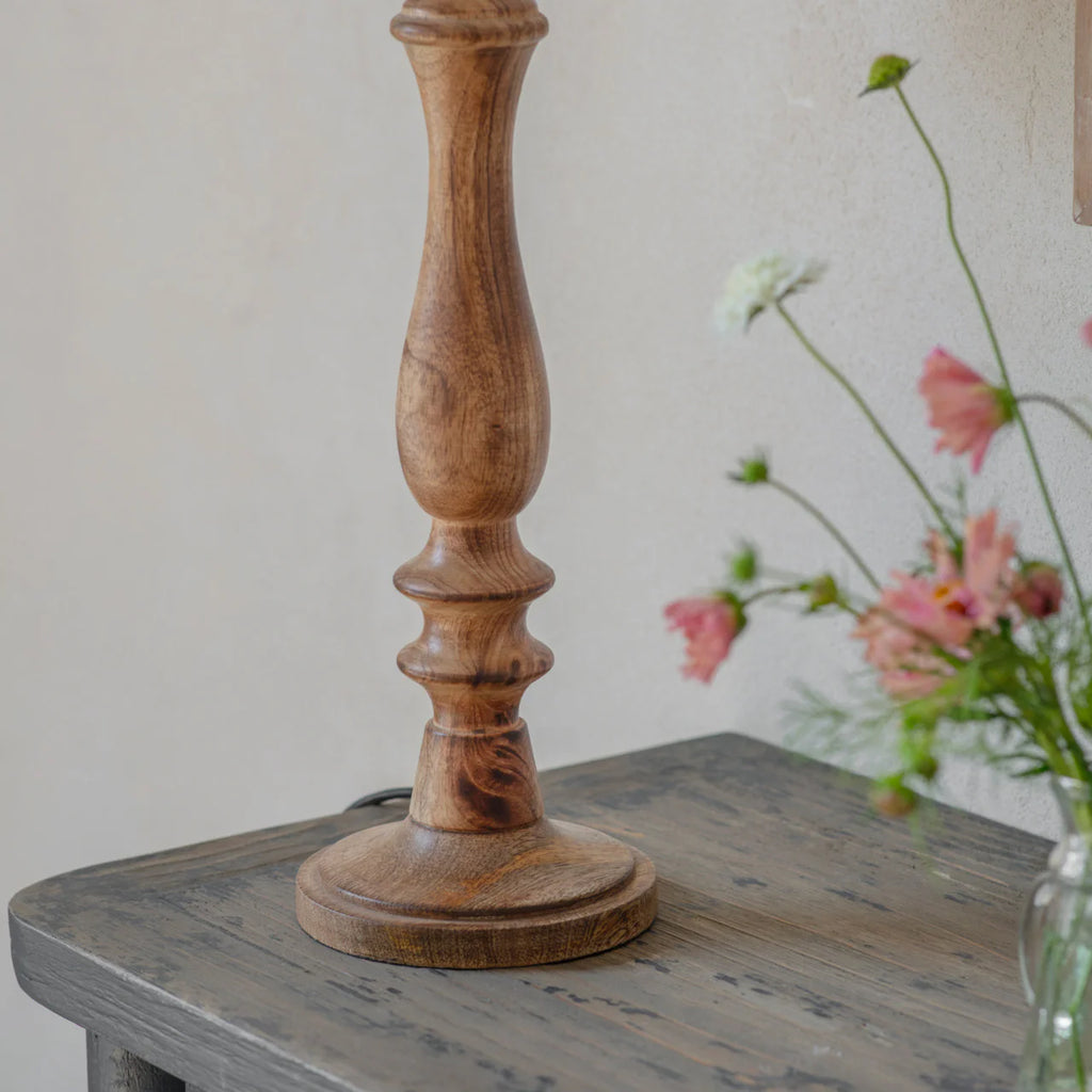 Clements Patterned Shade Table Lamp 56cm