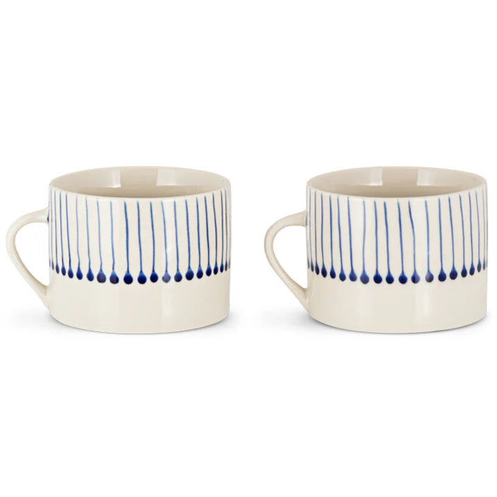 Iba Mug - Indigo - Large (Set of 2)