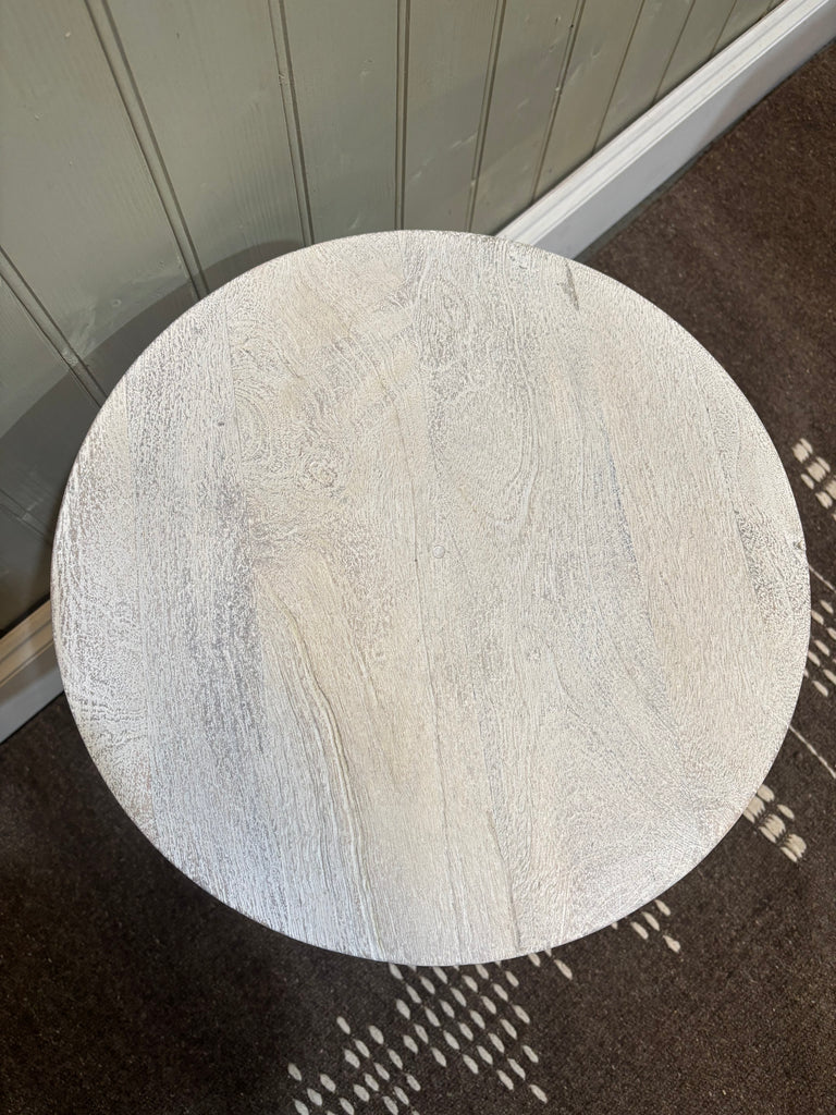 Eugene Occasional Pedestal End Table 45cm High - CLEARANCE