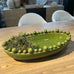 Emmerdale Large Decorative Green Oval Bobble Bowl 58cm