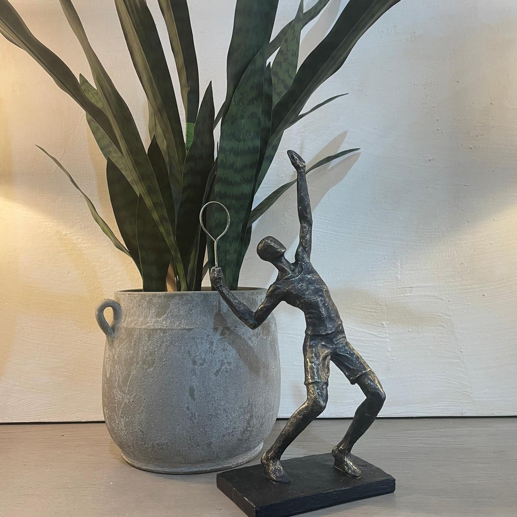 Tennis Player Sculpture 38cm | Annie Mo's