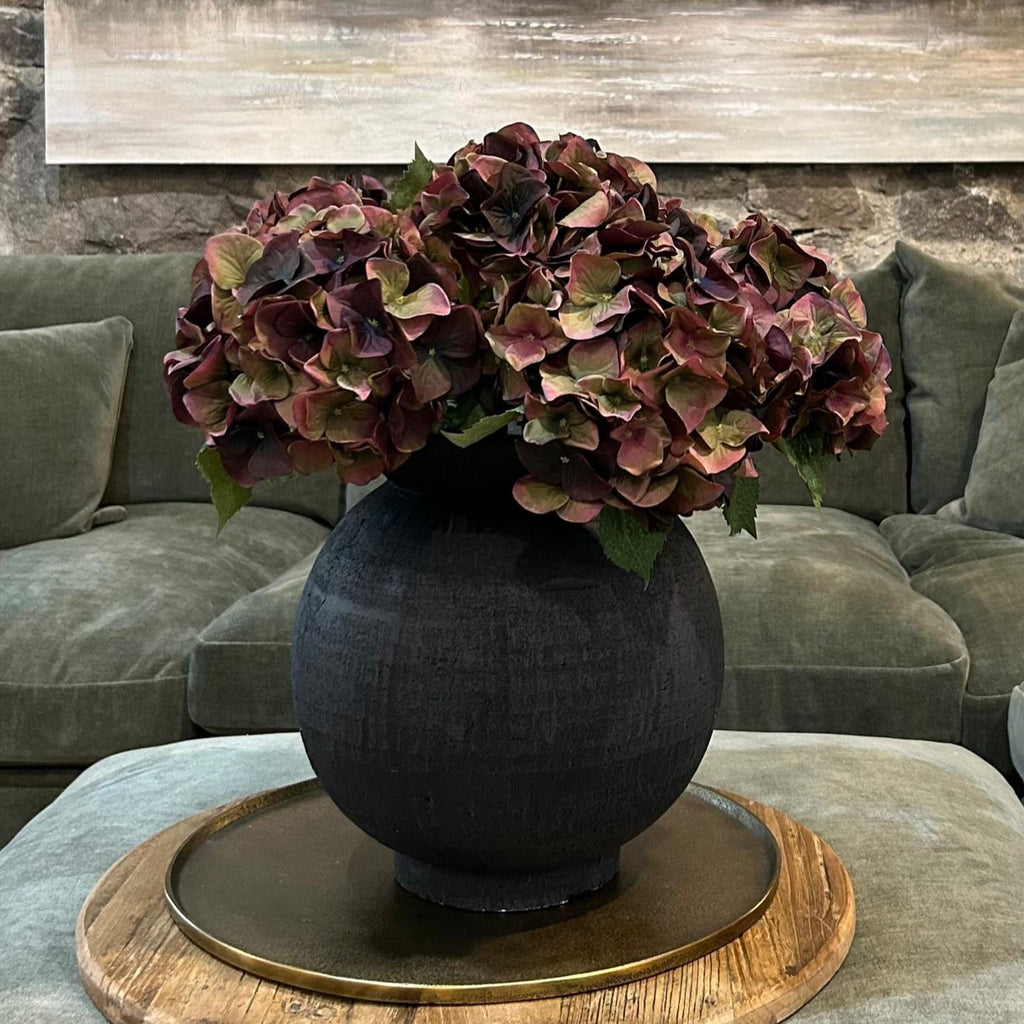 Royal Garnet Hydrangea Spray 48cm